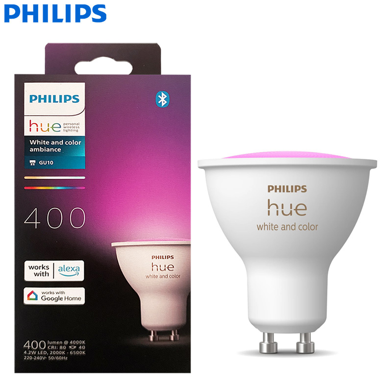 Philips Bulb Hue - Умный светодиодный прожектор Philips Hue GU10,