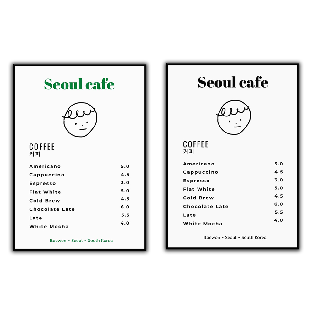 South Korea Lifestyle - Seoul Cafe Print Wall Art Печать